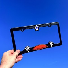 Turtle License Plate Frame Bracket-Beach-Ocean