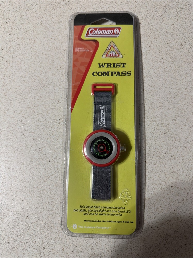 Coleman Liquid Filled Kid’s Wrist Compass