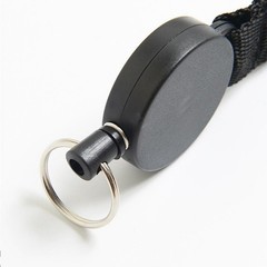 Secure Retractable Keychain with Steel Cable for Keys and Small Accessories
