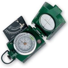 4075 Konustar-11 Metal Compass Liquid Filled With Clinometer Green USA
