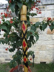WALKING HIKING STICK STAFF WOODEN WILLOW HAND MADE IN USA TEXAS 57.75″ 3lb 13oz