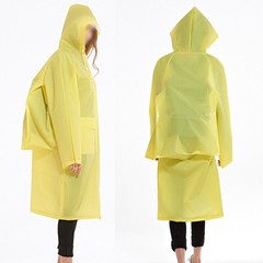Lightweight EVA Raincoat with Backpack Cover for Outdoor Sports and Travel