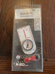 Suunto A-20 Baseplate Compass New Sealed With Lanyard Hiking Scouting Finland