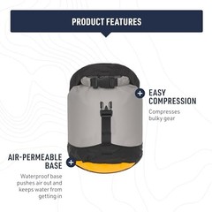 Sea to Summit eVac Ultra-Lightweight Compression Dry Bag, Atoll Blue 20 Liter