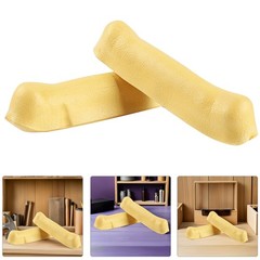 2Pcs Reusable Foam Crutch Pads for Armpits Nonslip Underarm Covers Yellow