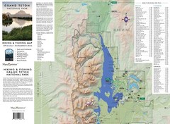 Grand Teton National Park GPS Hiking Trails & Fishing Maps