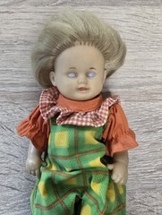 Toy doll, vinyl doll, Schildkröt Doll, 17 cm, collector’s original vintage