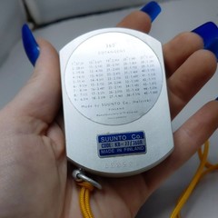 Vintage Suunto Compass Model KB-77/360R with case Made In Finland