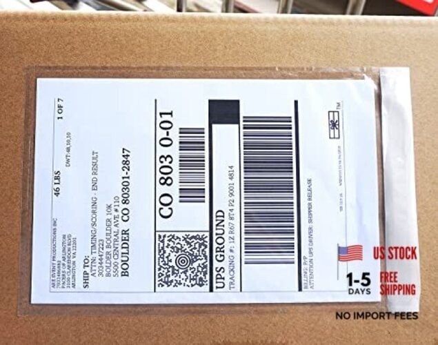 Premium 6”x10” Packing List Envelope, Tailored Size for Letter-size Paper
