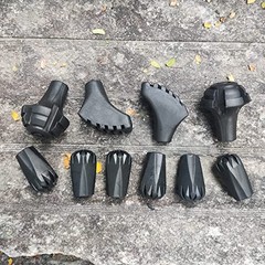 Extra Thick and Wear ResistingTrekking Pole Tip Accessories Set Hiking A-Mix