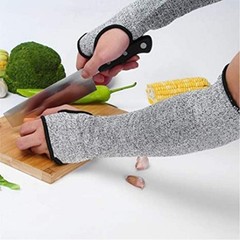 Reusable Level 5 Cut Resistant Sleeves Pair with Breathable Arm Protection