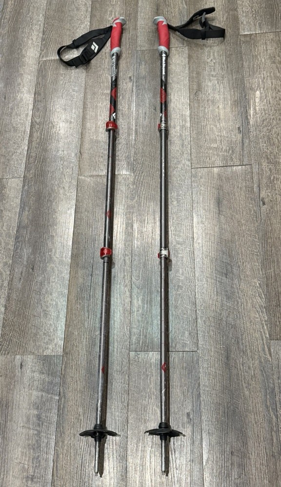 Set of Black Diamond Trail Flicklock Hiking Trekking Poles 85-125CM