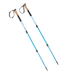 Lightweight Carbon Fiber Adjustable Quick Lock Trekking Poles with Cork Grip – 2