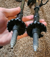 LL Bean / LEKI Collaboration Trekking Poles Set of 2 w/ Tip Covers