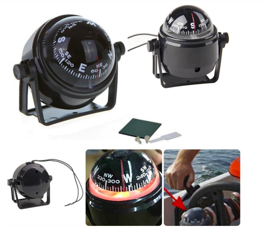 Electronic Nautical Sailing Marine Ship Naval Maritime Boat Liquid Ball Compass
