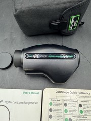 KVH Data Scope Digital Compass/Rangefinder w/ Case And Manuals Needs Battery