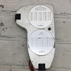 SUUNTO TANDEM CLINOMETER PM-5/360PC & COMPASS KB-14/360R. MADE IN FINLAND. WORKS