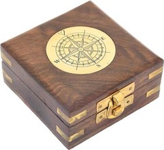 Quote Engraved Compass | Camping Compass Inspirational Christian Religious Gifts