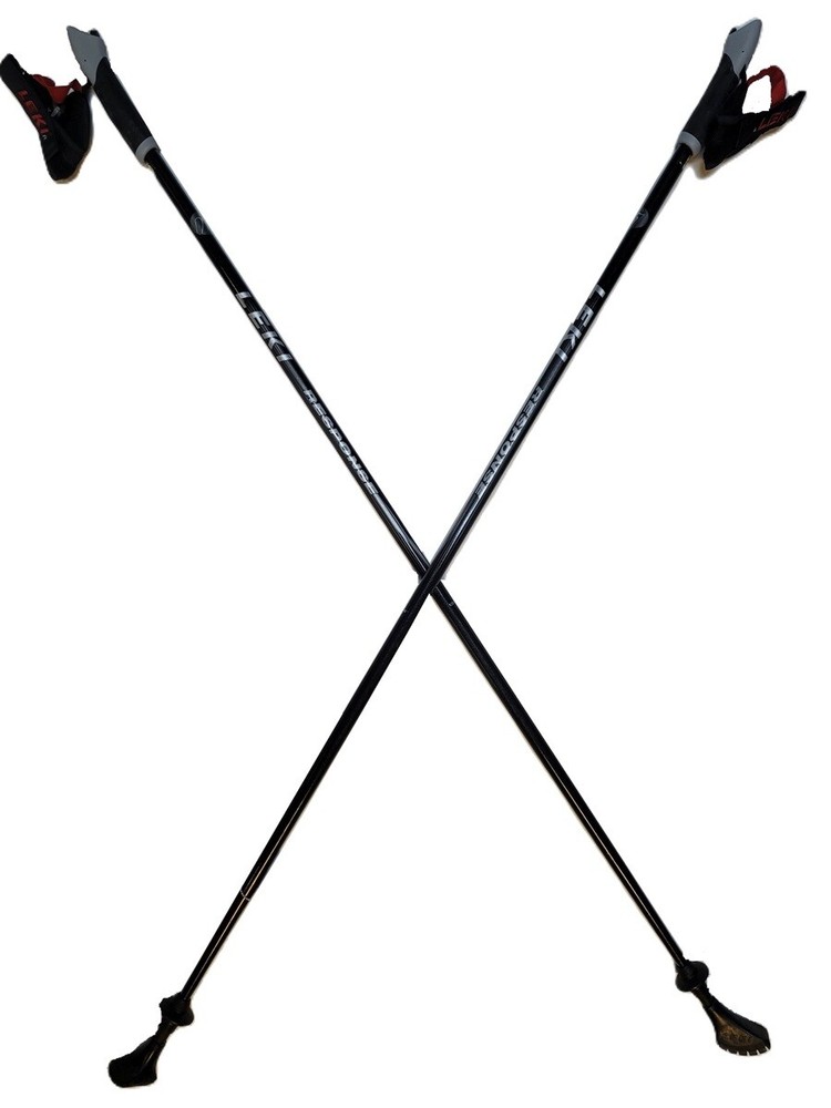 LEKI Nordic Walking Response Aluminum Series Black 130cm