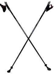 LEKI Nordic Walking Response Aluminum Series Black 130cm