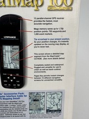 Lowrance Globalmap 100 Portable Handheld GPS Receiver Digital W Box & Software