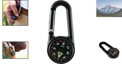 Coghlan’s Lightweight Carabiner Compass: Essential Navigation Tool for Hiking
