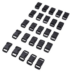 Plastic Buckle Plastic Buckle Practical Umbrella Rope Black Buckle-Paracord