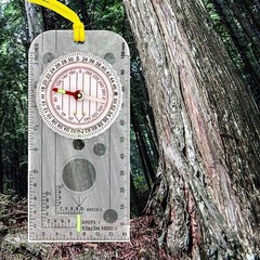 Navigation Compass, Expedition Map Reading, Lightweight Map Ruler, Compass with…