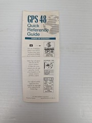 Garmin GPS 48 Vintage Handheld 12 Channels White Personal Navigator – w/Case