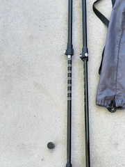 Set of Trail Buddy Trekking Poles 105-135CM Black .. 10N