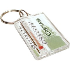 Coghlan’s Zipper Pull Thermometer Keychain, Windchill Chart Survival Camping Aid