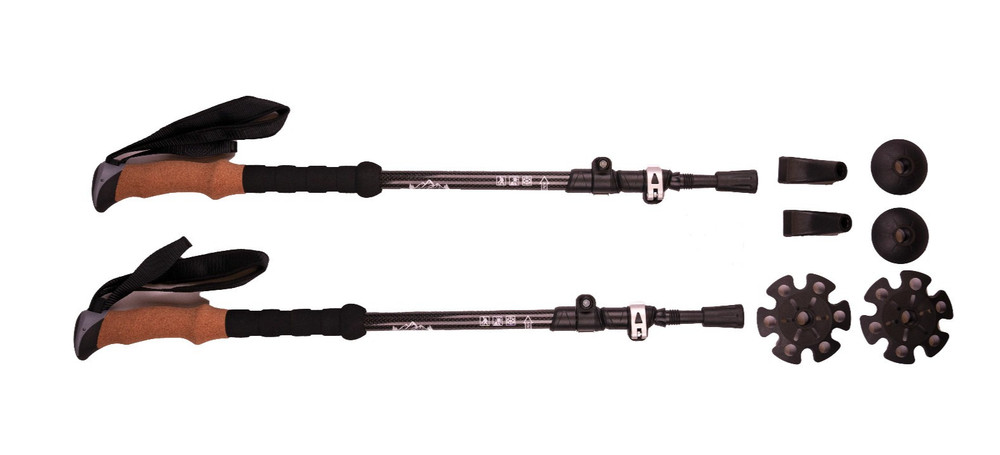 Immersion Outdoors Carbon Fiber Trekking Poles BRAND NEW