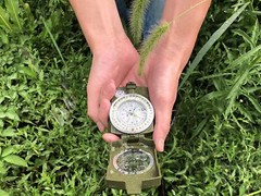 Military Compass AF-4580 Lensatic Sighting Navigation, Waterproof and Shakepr…