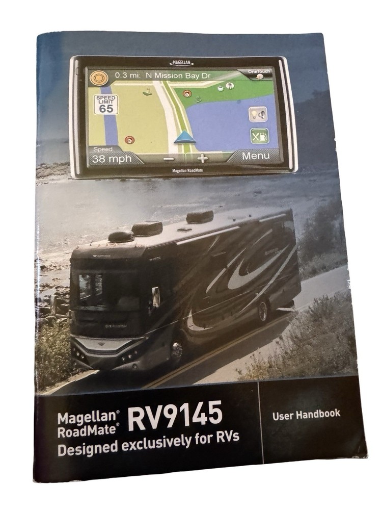 Magellan Roadmate RV9145 7” RV GPS Navigation System Tested w/ Case Charger
