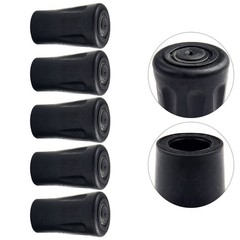 Long Lasting 5pcs Trekking Pole Tip Cap Preserve Your Walking Stick’s Condition