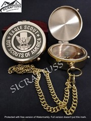 compass Eagle scout of america brass compass | vintage brass boy scout oath