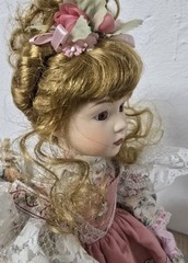 Artist doll porcelain doll 42 cm collector rarity Vintage
