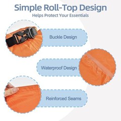 6PCS Wet Dry Bag Set – Waterproof Bags for Swimming & Beach, Lightweight Water