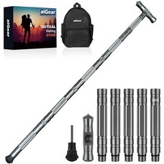 Tactical Stick Hiking Walking Staff – Trekking Poles Tactical Staff No Tools