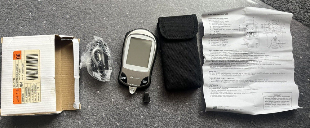 SHERRILL ELECTRONIC DIGITAL COMPASS and ALARM #01460