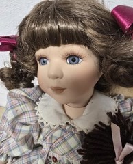 Artist doll porcelain doll 35 cm collector rarity Vintage