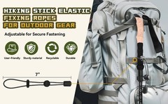 Trekking Poles Aviation Grade Aluminum Alloy-Strong Lightweight Collapsible