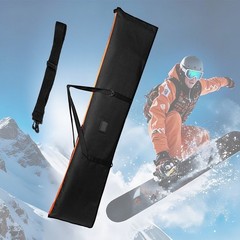 167cm Ski Storage Bag with Adjustable Roll Top Design and 600D PVC Build