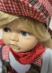 Artist doll porcelain doll doll 28 cm collector rarity Vintage