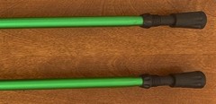 Pair of Adjustable High Trek Trekking Hiking Walking Poles 105cm to 135cm VGUC