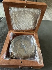 Brass Compass for Hiking Camping and Hunting. Boy Scouts. Made In India