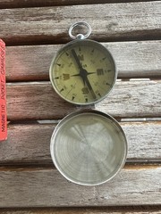 Vintage Japan PIC # C107 Super Automatic Control Pocket Compass w/Original Box