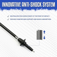 Lucern 6.5 oz (New Editon) Extreme Ultralight Anti-Shock Carbon Trekking Poles