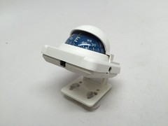 Marine Boat White Bracket & Suction Cups Adjustable Built-in Compensation System