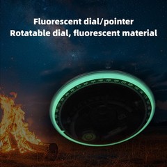AOFAR Military Compass AF-M2-B Geological Multifunctional- Lensatic, Fluorescent